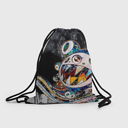 Рюкзак-мешок Стрит-арт Такаси Мураками, цвет: 3D-принт