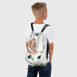 Рюкзак-мешок Поцелуй природы, цвет: 3D-принт — фото 2