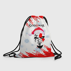 Рюкзак-мешок Новогодний God of War, цвет: 3D-принт