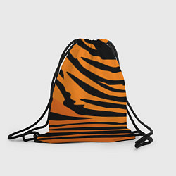 Рюкзак-мешок Шкура шерсть тигра, цвет: 3D-принт