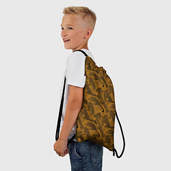 Рюкзак-мешок Дикие Леопарды, цвет: 3D-принт — фото 2