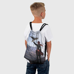 Рюкзак-мешок ДИЛЮК С ЯСТРЕБОМ DILUC, цвет: 3D-принт — фото 2