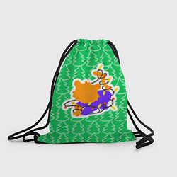 Рюкзак-мешок Новогодний тигра, цвет: 3D-принт