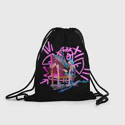 Рюкзак-мешок Джинкс на своём месте, цвет: 3D-принт