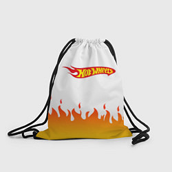 Рюкзак-мешок Hot Wheels Logo Fire, цвет: 3D-принт