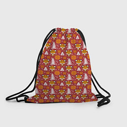 Рюкзак-мешок Милый вязаный тигр, цвет: 3D-принт