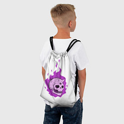 Рюкзак-мешок Череп Scary Demon парный, цвет: 3D-принт — фото 2