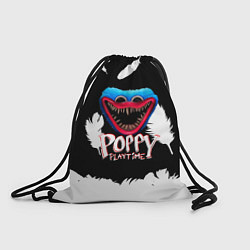 Рюкзак-мешок Poppy Playtime Перья, цвет: 3D-принт