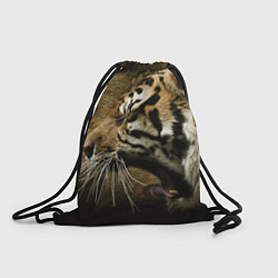 Рюкзак-мешок Зевающий тигр, цвет: 3D-принт