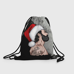 Рюкзак-мешок Санта не дед, цвет: 3D-принт