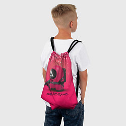 Рюкзак-мешок Among Us x Squid Game, цвет: 3D-принт — фото 2