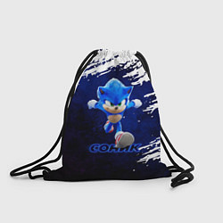 Рюкзак-мешок Sonic со скоростью звука, цвет: 3D-принт