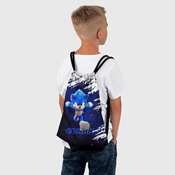 Рюкзак-мешок Sonic со скоростью звука, цвет: 3D-принт — фото 2