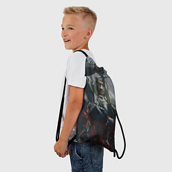 Рюкзак-мешок ВЕДЬМАК СЕРИАЛ ДИКАЯ ОХОТА, цвет: 3D-принт — фото 2