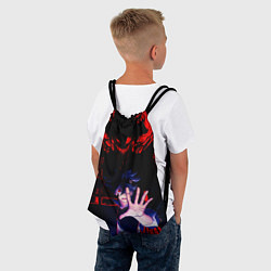 Рюкзак-мешок Аста и его черный демон Черный клевер, цвет: 3D-принт — фото 2