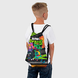 Рюкзак-мешок Компания Brawl Stars, цвет: 3D-принт — фото 2