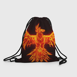 Рюкзак-мешок ОГНЕННЫЙ ФЕНИКС FIRE PHOENIX, цвет: 3D-принт