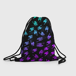 Рюкзак-мешок FAIRY TAIL NEON LOGO SYMBOL, цвет: 3D-принт
