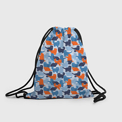 Рюкзак-мешок Разные Кошечки, цвет: 3D-принт