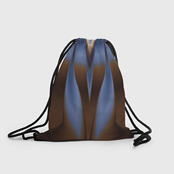 Рюкзак-мешок Орхидея в коричневом Абстракция 541-2-p3-5 Дополне, цвет: 3D-принт