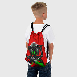 Рюкзак-мешок Воин некрона, цвет: 3D-принт — фото 2
