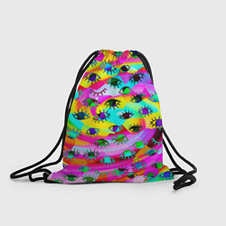 Рюкзак-мешок Психоделические взгляды, цвет: 3D-принт