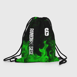 Рюкзак-мешок RAINBOW SIX SIEGE FIRE CAVIERA, цвет: 3D-принт