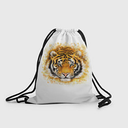Рюкзак-мешок Дикий Тигр Wild Tiger, цвет: 3D-принт