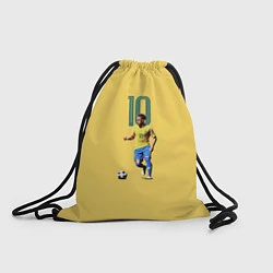 Рюкзак-мешок Неймар Сборная Бразилии, цвет: 3D-принт