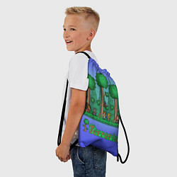 Рюкзак-мешок Лесок из Террарии, цвет: 3D-принт — фото 2