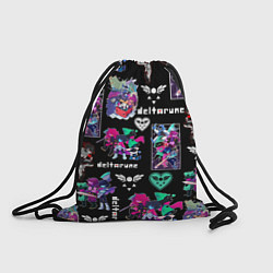 Мешок для обуви DELTARUNE PATTERN ART ГЕРОИ ДЕЛЬТАРУН