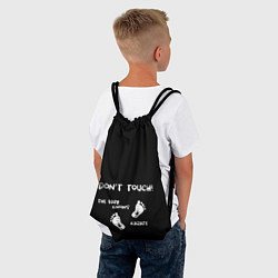 Рюкзак-мешок Dont touch, цвет: 3D-принт — фото 2