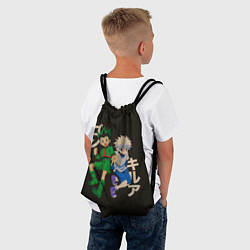 Рюкзак-мешок Опасные Киллуа и Гон, цвет: 3D-принт — фото 2