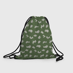Рюкзак-мешок Камуфляж: берёзка, цвет: 3D-принт