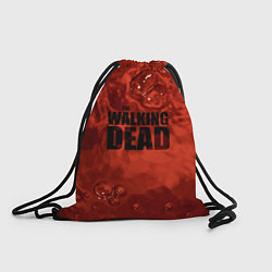 Рюкзак-мешок Walking dead - кровь, цвет: 3D-принт