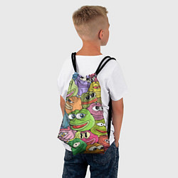 Рюкзак-мешок Pepe BOMBING, цвет: 3D-принт — фото 2