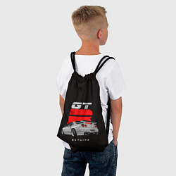 Рюкзак-мешок Nissan gt, цвет: 3D-принт — фото 2