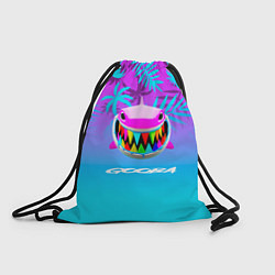 Рюкзак-мешок 6IX9INE ТРОПИЧЕСКИЕ ЛИСТЬЯ, цвет: 3D-принт