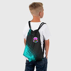 Рюкзак-мешок 6IX9INE Текстура, цвет: 3D-принт — фото 2