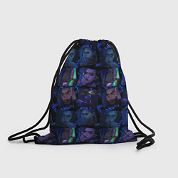 Рюкзак-мешок LEAGUE Of LEGENDS - JINX, цвет: 3D-принт