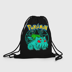 Рюкзак-мешок Бульбатулху - Покемоны, цвет: 3D-принт