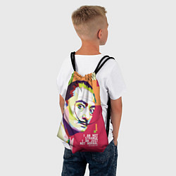 Рюкзак-мешок Salvador Dali - i am just not normal, цвет: 3D-принт — фото 2