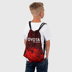 Рюкзак-мешок ТОЙОТА Pro Racing Огонь, цвет: 3D-принт — фото 2