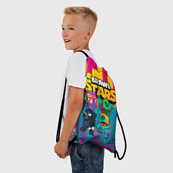 Рюкзак-мешок BRAWL STARS ВМЕСТЕ, цвет: 3D-принт — фото 2