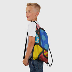 Рюкзак-мешок В стиле ромеро бритто, цвет: 3D-принт — фото 2