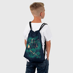 Рюкзак-мешок Снейк в дыму, цвет: 3D-принт — фото 2