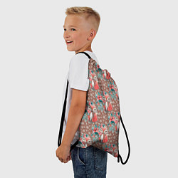 Рюкзак-мешок Лисички паттерн лисы, цвет: 3D-принт — фото 2