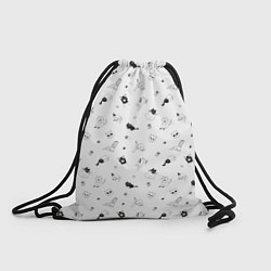 Рюкзак-мешок Набор смешных котов, цвет: 3D-принт