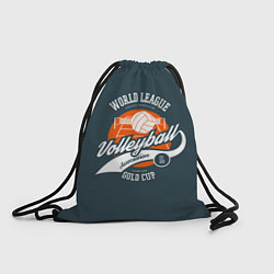 Рюкзак-мешок Volleyball Волейбол, цвет: 3D-принт