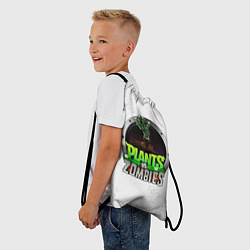 Рюкзак-мешок Plants vs Zombies логотип, цвет: 3D-принт — фото 2